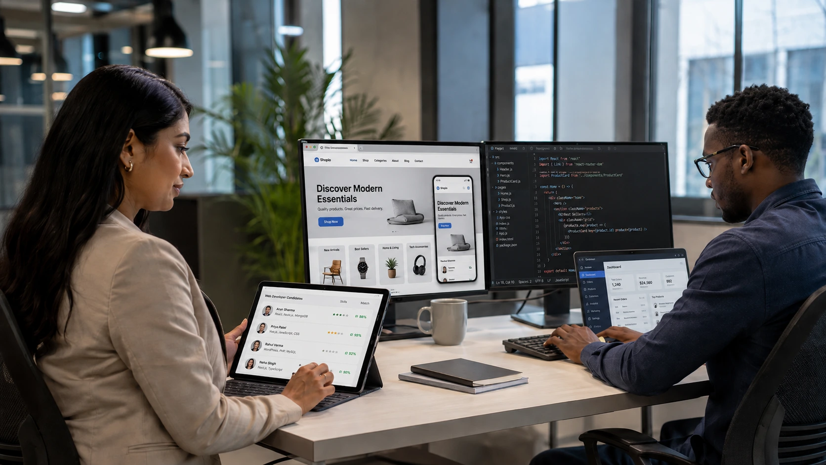 Hire Pre-Vetted Web Developers in the UK